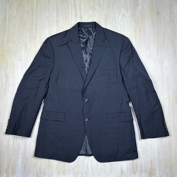 Lauren Ralph Lauren Two Button Men's 100% Wool Classic Career Blazer Jacket 44R - Picture 1 of 14
